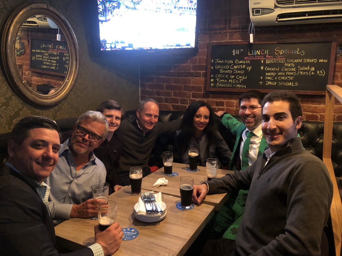 CogencyGlobal's tweet photo. The COGENCY GLOBAL and Bertram teams celebrated St. Patrick's Day with a pint of Guinness in an Irish pub after a long day planning the launch of our new partnership! We are excited for what is to come!
#IntegrityFairnessAndFun #WorkLife #Slainte https://t.co/SW6UlY0a0n