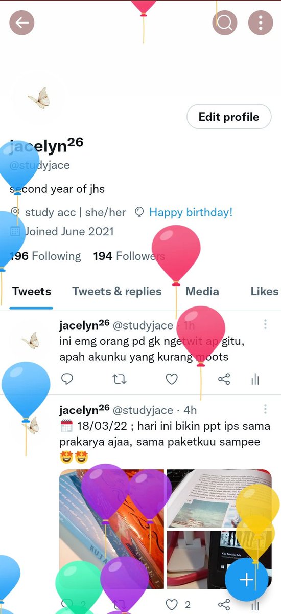 studyjace's tweet image. UIHHH BANYAK BALONNN