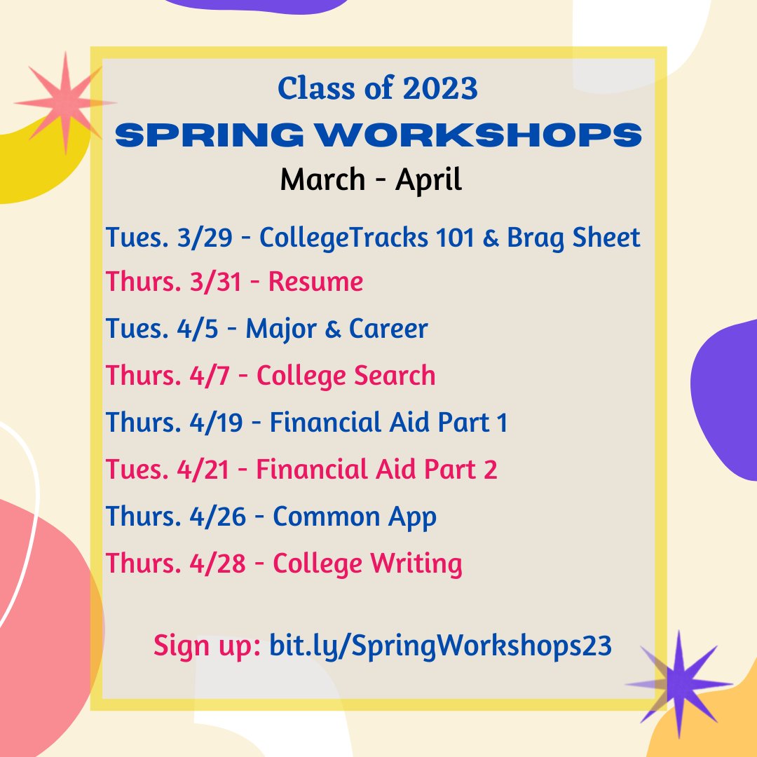CollegeTracks WMHS tweet media
