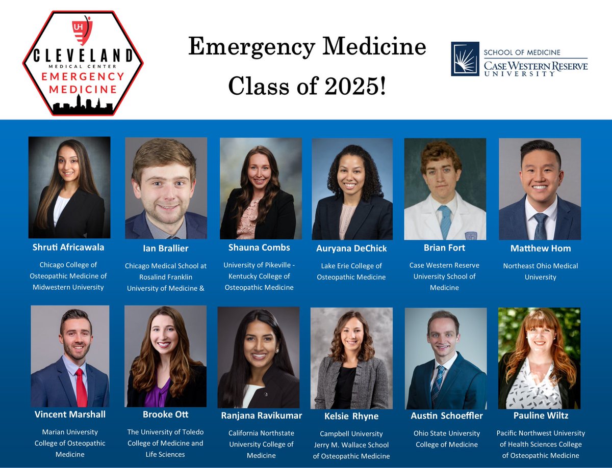 University Hospitals Cleveland EM Residency tweet media