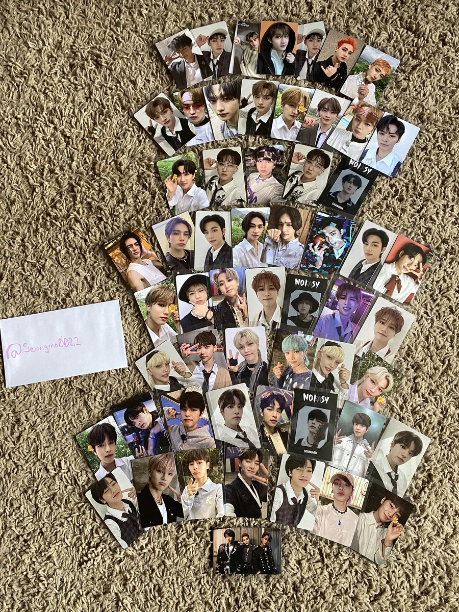 seungmo0022's tweet photo. WTS (want to sale) prices $3-10 (usd)
Will do worldwide
Have: See photos below
I’m not collecting anymore and want to find homes for all my pcs!
Also selling my binder for $6 (thread below)
@KTradesUSA_ @kpoptradeusa @skzwtb @svtmerchrt @txt_sale @atzthriftshopUS @kpopthriftshop https://t.co/dz26RSg1jN
