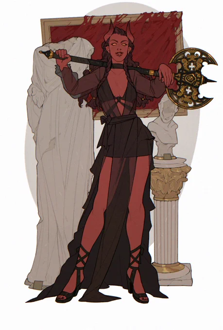 Commission for @comiclz ⚔️😈🖼️ 