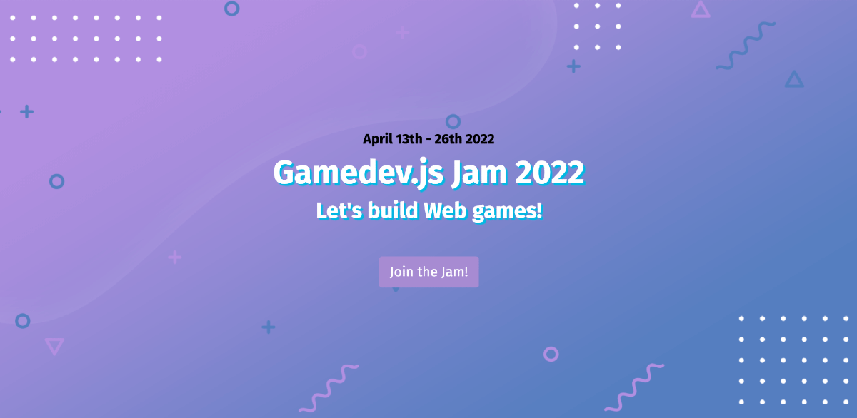 Gamedevjs's tweet photo. Gamedev.js Jam 2022 - https://t.co/nXHPjGn175 #gamedevjs #gamedev https://t.co/bMgopLaNSE