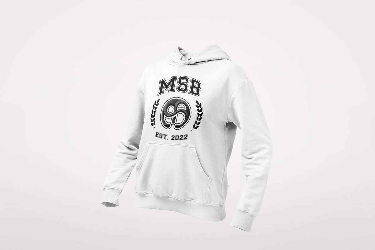 Pre-Sale MINT April 2nd
#giveaway 3 followers will WIN an exclusive signed white MSB Academy Hoodie 🎁

To enter you must:
🚀 Tag 3 friends
🚀 Like &amp; Retweet this post
🚀 Follow <a href="/MSB_NFT/">Meta Space Babies NFT</a>

Winners to be announced Wednesday March 20th at 12PM EST. Join discord now!