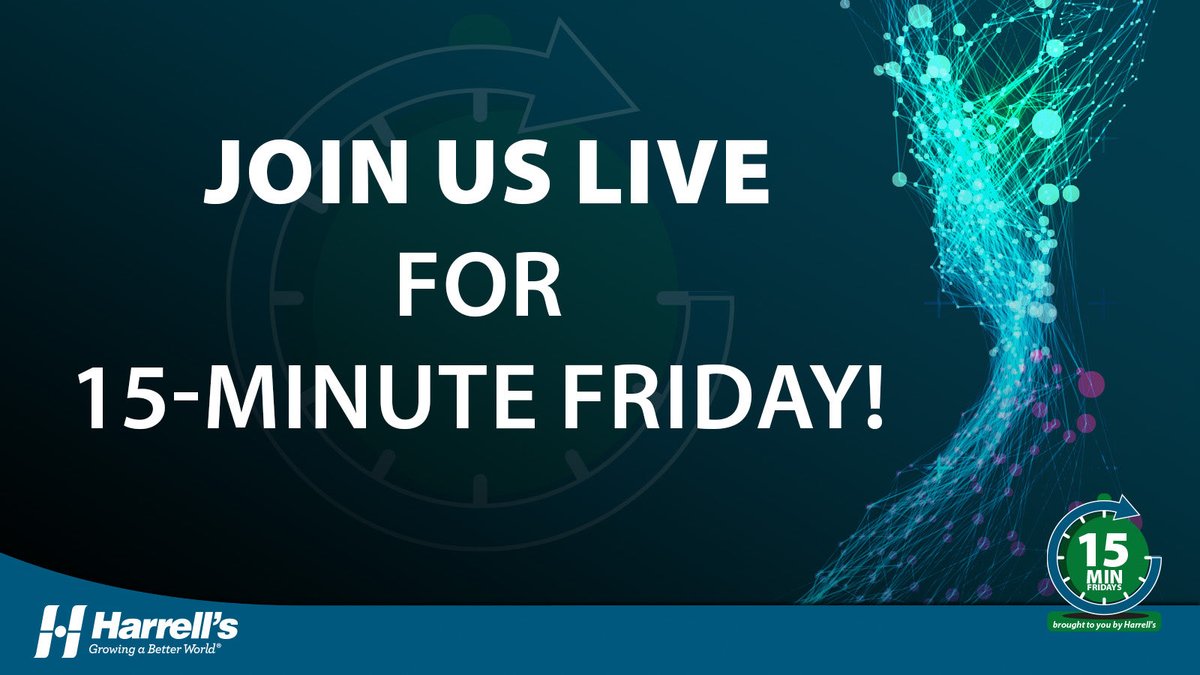 Not long now! We’ll be LIVE at 🚨2:30🚨with Dr. Jeff Atkinson on our YouTube channel 👉 youtube.com/user/HarrellsL…