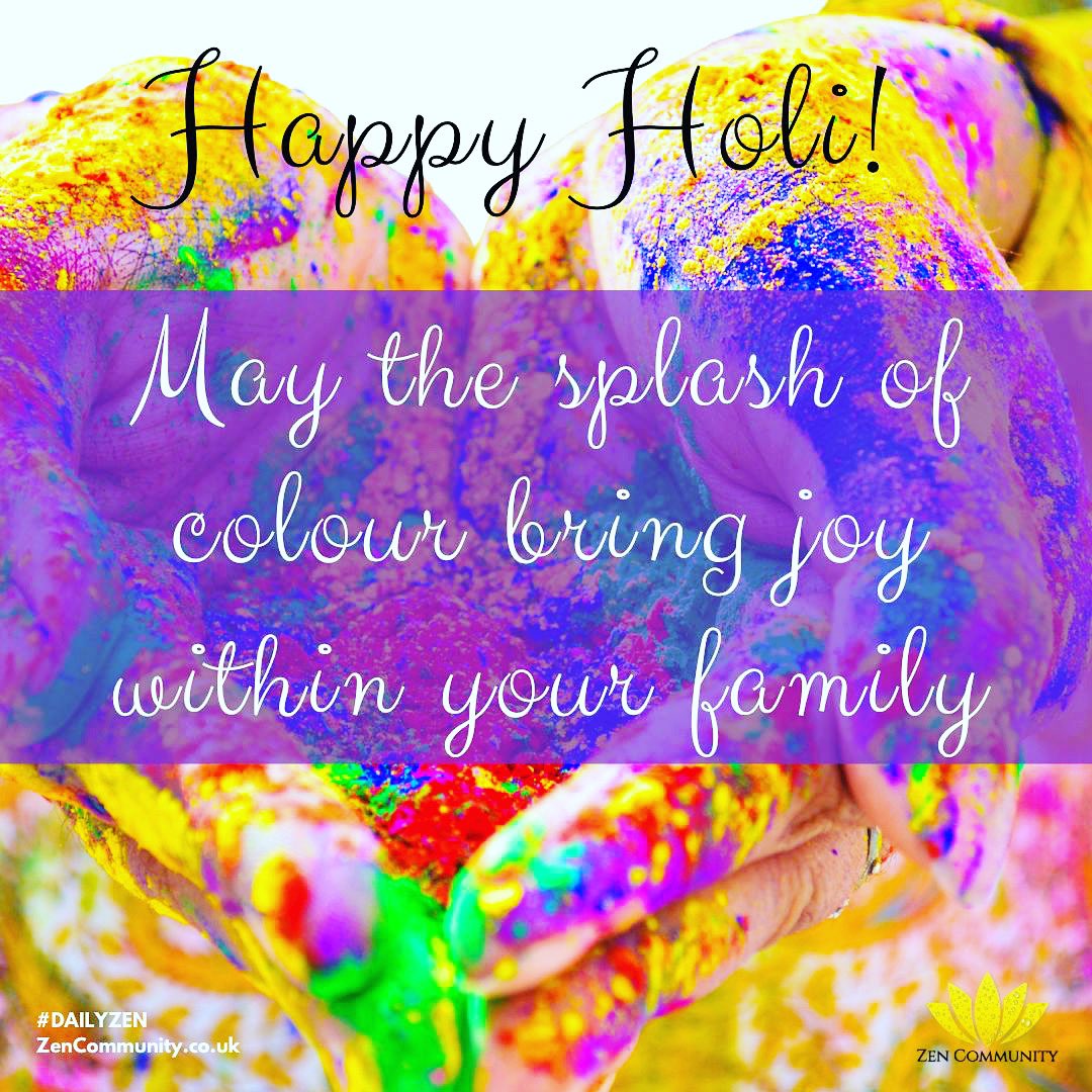 zencommunity_'s tweet photo. Wishing you a Happy Holi 💖🙏💕 #happyholi #festivalofcolour #holi https://t.co/QR8c02l7aB