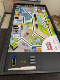 MrsACounts's tweet photo. The Upper Elementary Robotics Club has been hard at work building our mission models for this seasons Cargo Connect challenge.  #WegienkaWildcat https://t.co/Jum99EGUrm