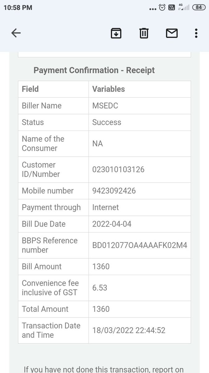 jlbnathe's tweet photo. @FreechargeCares @AxisBankSupport Bad experience there was processing fee for paying electricity bill, and after making payment via freecharge axis credit card, got scratch card of free CIBIL score, which should have been a cashback of 5%, Really disappointed by freecharge. https://t.co/MbD01ZI8l4
