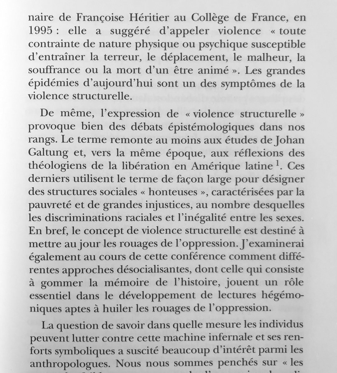 EditionsCdF's tweet photo. [#Extraits] Le professeur Farmer avait été invité sur la chaire internationale du Collège de France en 2001-2002 : https://t.co/Ueoh9mwJbv. Voici des #extraits de sa leçon inaugurale, consacrée à la #violence #structurelle et à la matérialité du #social. #SantéPublique @cdf1530 https://t.co/iyiZUIeCa3
