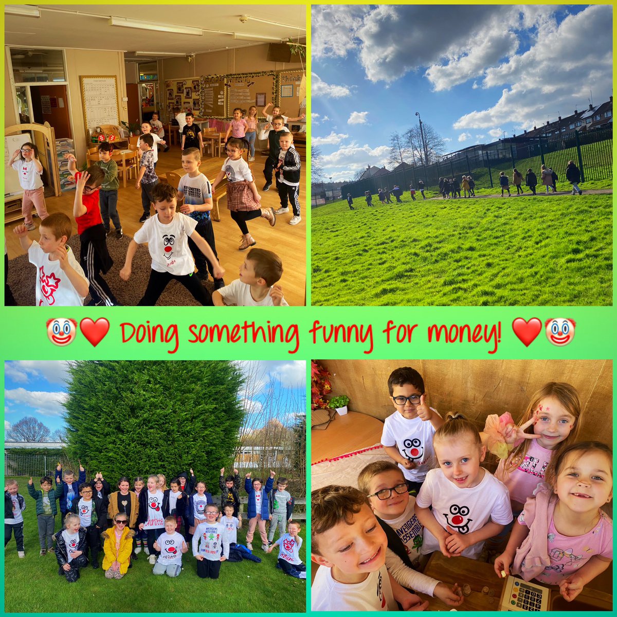 Monnow_Primary's tweet image. #DosbarthOpal completed their #RedNoseDay  challenges brilliantly, raising lots of money for @comicreliefsch Da iawn everyone! 🤡❤️❤️🤡 @EAS_Equity @EAS_EarlyYears