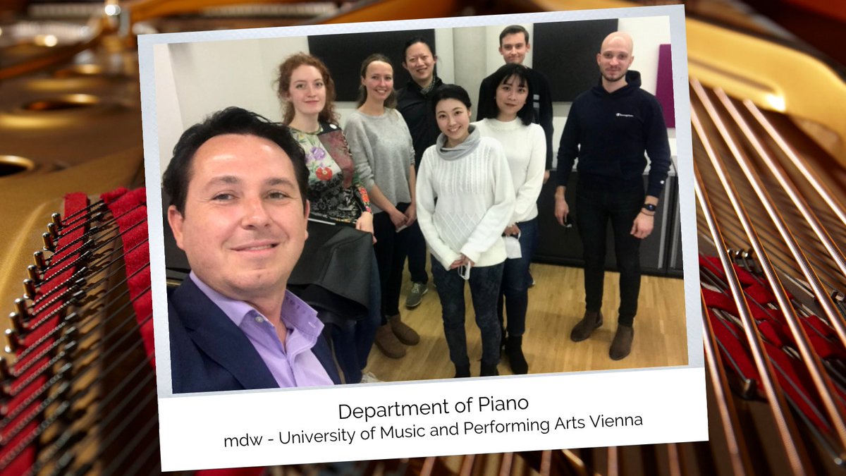 ReMsBlog's tweet image. Great vibes at MDW Institut für Konzertfach Klavier. I am very happy to work with such nice and talented pianists.

Respiro e Movimento by Giuseppe Ravì
#respiroemovimento #mdwwien  #piano #pianists #musician #pianist #classicalmusic