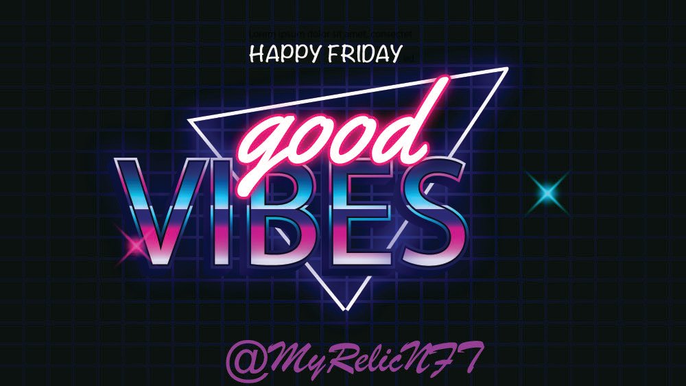 MyRelicNFT's tweet photo. GM☕️!How is everyone on this fine Friday?
#FridayVibes #PassiveIncome #nftcollector #art #NFTFAM #FridayFeeling #MyRelic
Don’t be shy☺️! Say Hi👋!!!!!!!! https://t.co/HL1hOWD2Rf