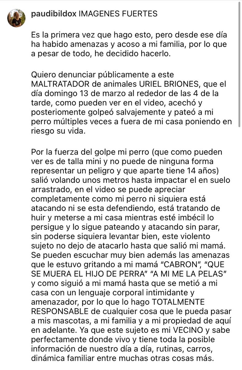 Radiohen's tweet photo. Esta es la historia y el supuesto agresor que habría pateado al perro https://t.co/6ioG8xW5BK