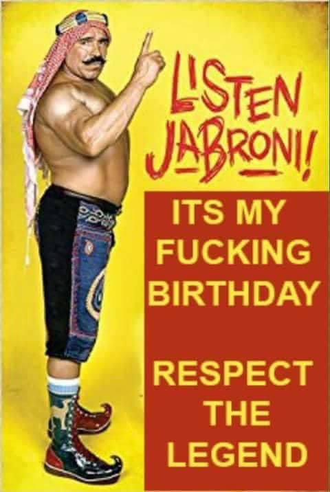 Happy 80th birthday to The Iron Sheik! 