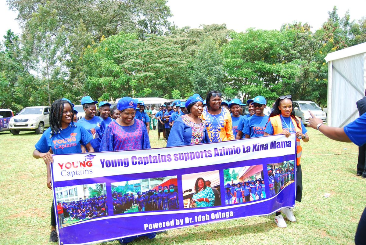 HonOmbaka's tweet photo. Today, Wonen of Kenya,  celebrated Azimio la Mama at Siaya Medical Training Collage.  The Guest of Honour was  Her Excellency, Mama Ida Odinga. Women spoke of the importance of  Gender Equality, Peace , Love,  and  and Unity  between @IdaOdinga @RailaOdinga https://t.co/uKTciVQYg2