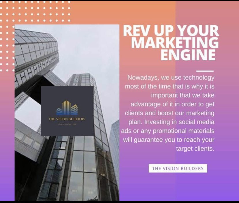 TheVisionbuild's tweet photo. Target the right market. This Vision Builders is here to help you identify your typical customer as you build a solid foundation for your business. https://t.co/va1fCHMoUC