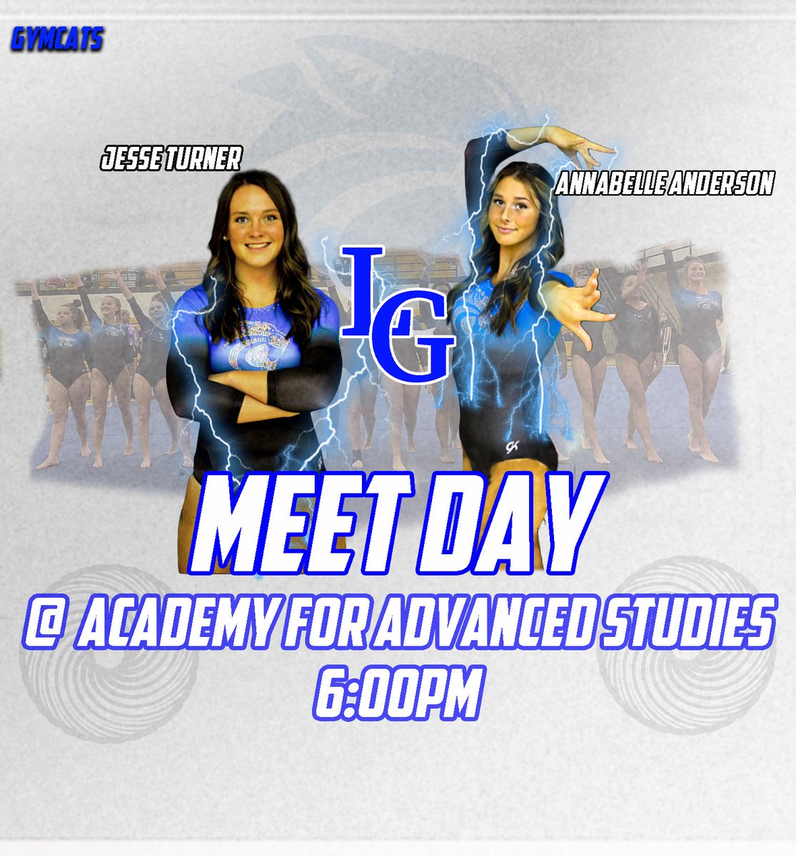 Meet Day for <a href="/LGHSGYMCATS/">LGHS WILDCATS GYMNASTICS</a> 
Go support your GYMCATS tonight!
@ 6:00 PM
@ Academy for Advanced Studies 
#TrueBlueCats