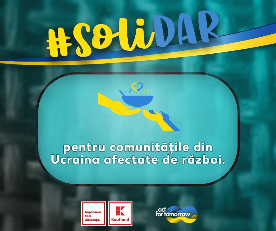 Kaufland to deliver hot meals to Ukrainian refugees in #Romania; also will send a Truck with food &amp; basic goods to Ukraine #SoliDAR #Aid #KauflandRomania