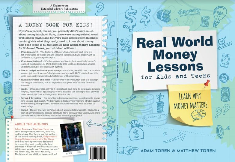 I have a BIG favor to ask
The printed and kindle version of 'Real World Money Lessons for Kids and Teens' is now available.. YAY! 
It's a practical guide to financial literacy that is so important for kids 

Here is the link for Amazon: amazon.com/Real-World-Mon… 

#education #kids