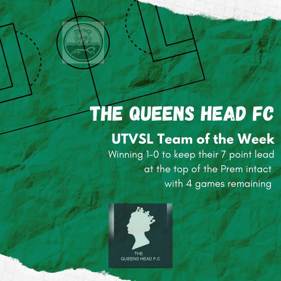 <a href="/TheQueensHeadFC/">The Queens</a> make our Team Of The Week this week! 😁👍⚽