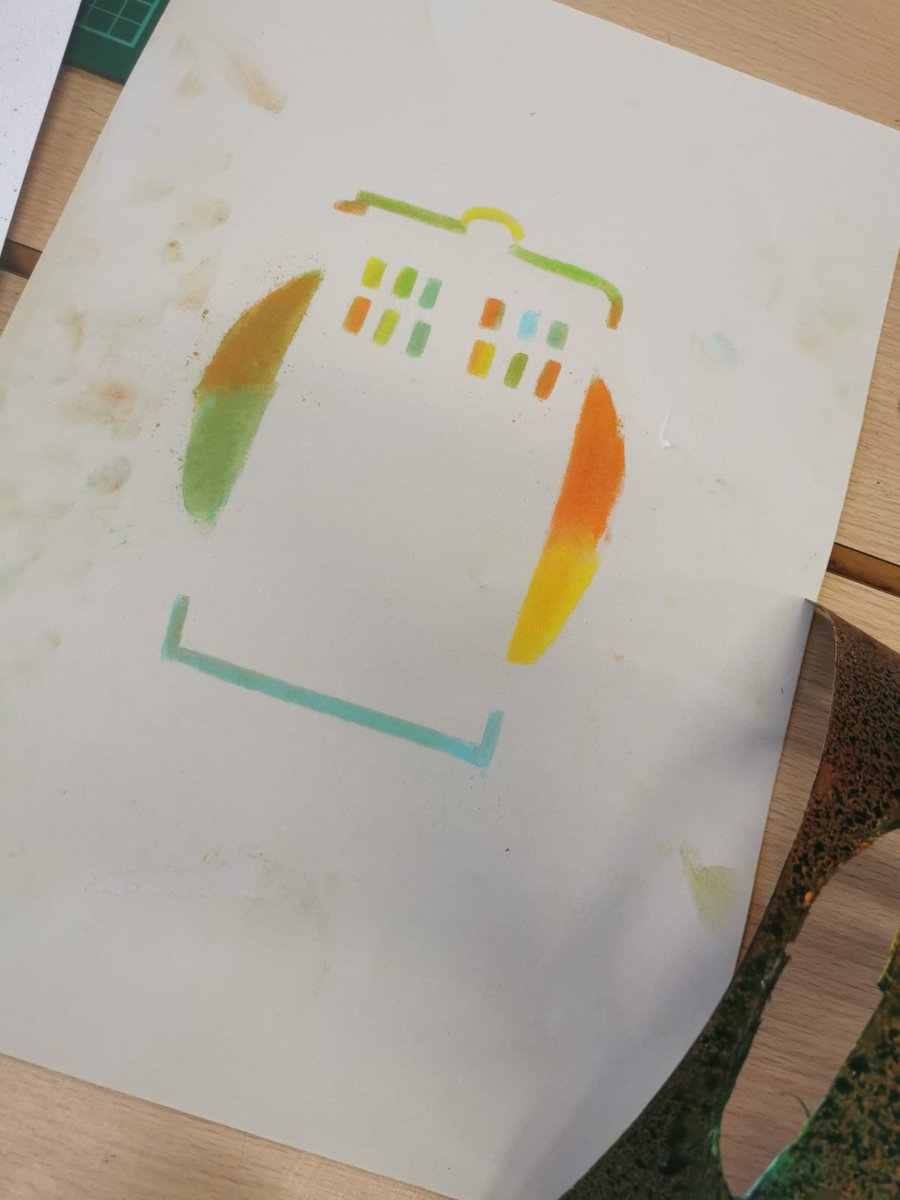 RivermeadEPR's tweet photo. Our learners also attended @MidKentCollege this morning. In multi skills, learners sanded and painted a door and in art and design, they spray painted their own designs. :) @RivermeadSchool @PartnershipRM https://t.co/pyRMA8Gix1
