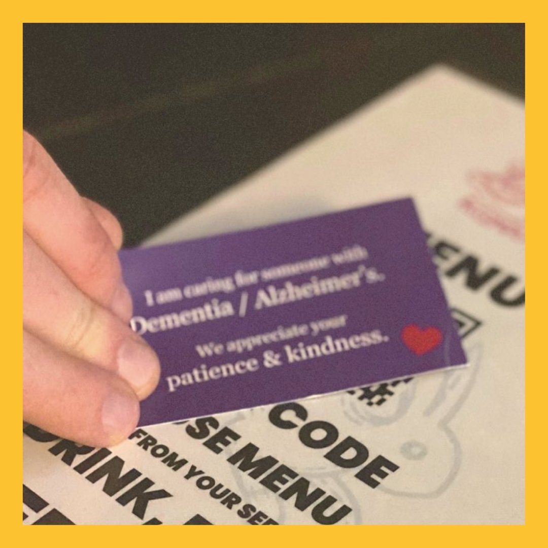 🌟 Recommendation: The CAREGIVER Club (@thecaregiverclub)is a non-profit working to improve the lives of individuals living with #Alzheimers &amp; #Dementia by supporting their caregivers. 

They sell cards, buttons, and bracelets. Helpful at any moment and place ✅
