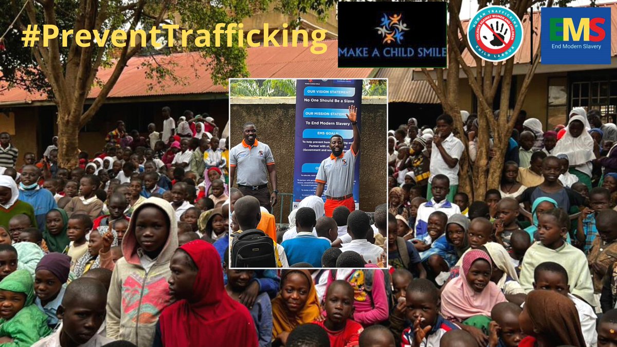 EndModernSlave1's tweet photo. Over 3,000 primary one pupils  from four different schools in Mawelo East, Busia, Uganda participated in EMS @make_child anti-human trafficking, child sacrifice awareness and prevention program #PreventTrafficking #endchildsacrifice #endmodernslavery #uganda https://t.co/72ZXuHESCP