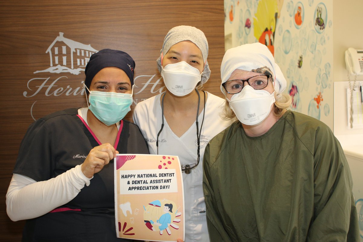 HHDental's tweet photo. Last week was Dentist and Dental Assistant Appreciation Week! We are so grateful for all of our amazing dentists and dental assistants on our HHDental team. Thank you for keeping us and our teeth healthy! #HHDental #DDSappreciation #DAappreciation https://t.co/t9iyZZlO5r