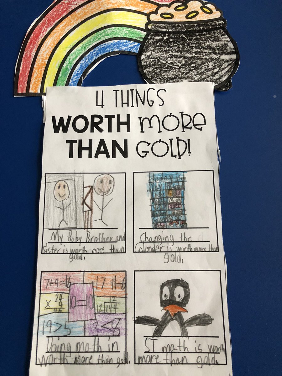 MrsGamble116's tweet photo. What’s worth more than gold? @STMath  🐧@rhayes112 @Grandview_Elem https://t.co/gtEnAx5u4C