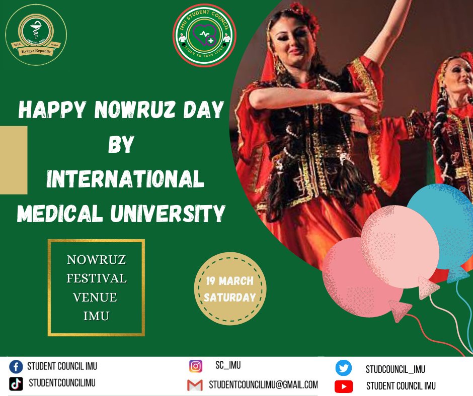 studcouncil_imu's tweet photo. In the land of diverse people and ethnicity the cultural and religious values are deep-rooted in this society
"International Medical University" Organize function to celebrate _Nowruz Festival_
Nowruz which means "new day" marking the arrival of spring.
#StudentCounciIIMU
#IMU https://t.co/YOaP2WMxcC