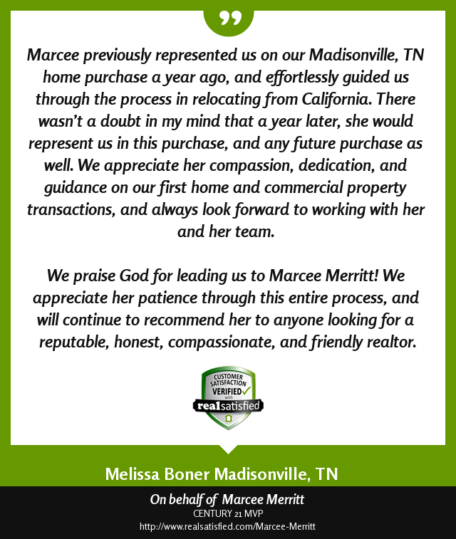 marceeC21's tweet photo. I'm always humbled by the kindness of my clients. Thank you. https://t.co/9GE8RgMl45 via @realsatisfied https://t.co/E5pM6aOhms