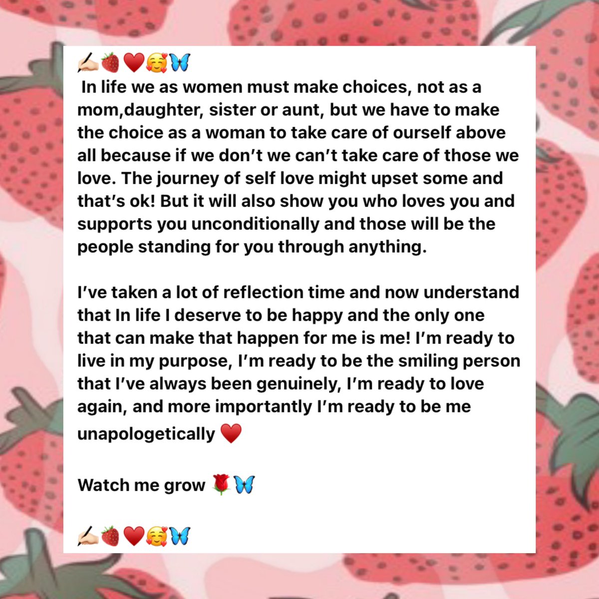 _Mzz_Redd_'s tweet photo. ♥️🦋✍🏻🥰🍓 https://t.co/3UQn095Et2