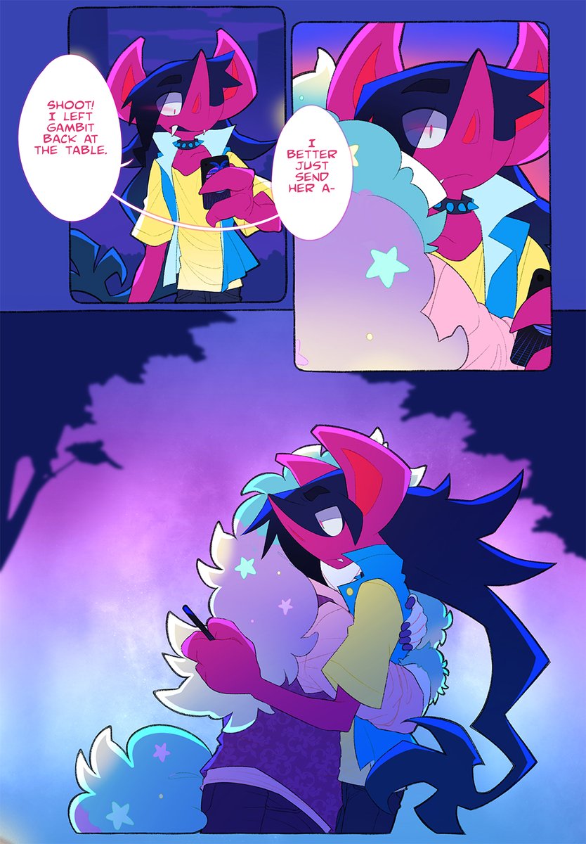 Fudo & Casper 15: Deep Breath (1/4)
It's cold outside but the boys are warming my heart. 
#comic #pokemon #ponyta #morgrem 