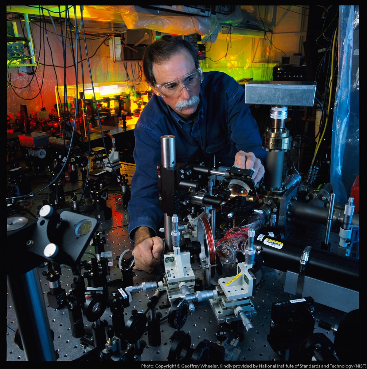 AlbertEinstein's tweet photo. Via @NobelPrize: When it comes to the smallest components of our universe, our usual understanding of the world ceases to apply. It's the realm of quantum physics. In the 1970s David Wineland designed experiments to study quantum phenomena when matter and light interact. https://t.co/BMhZikirz1