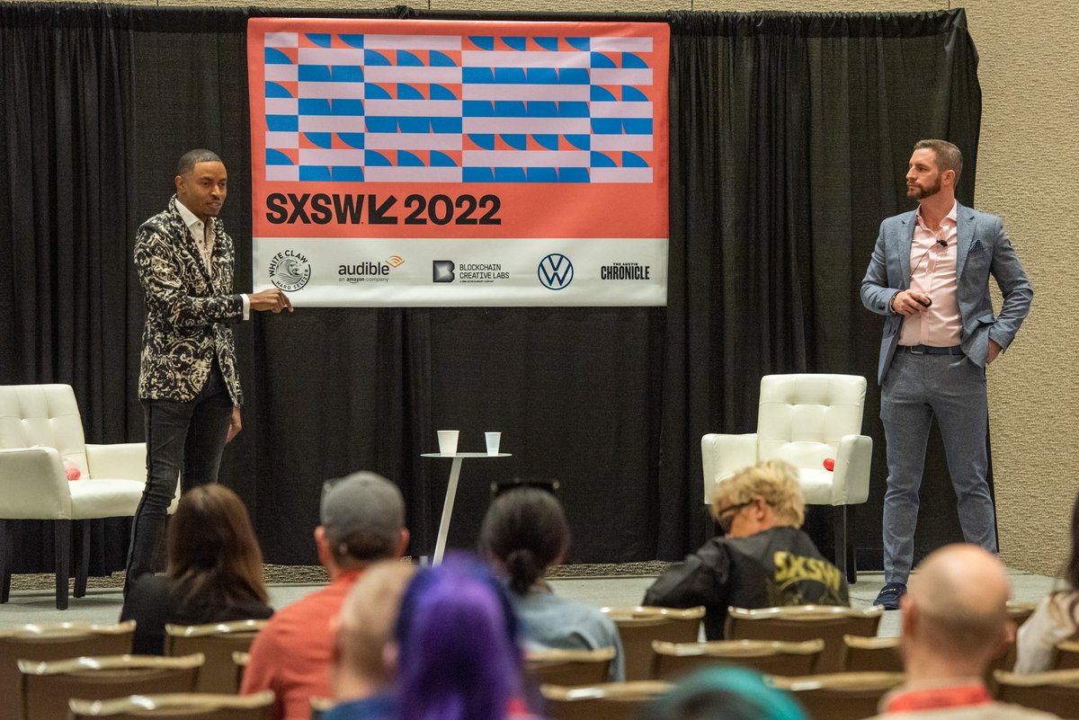 🚀How does one choose Love over Fear? 💜 Co-Founders <a href="/MrCoreyWhite/">Corey White</a> and <a href="/MrCraigGoodwin/">Craig Goodwin🔥</a> shared the stage at #SXSW to show how to lead the future of cybersecurity, while actually caring about solving the problem! Featured on <a href="/CBSAustin/">CBS Austin</a> Peep the interview⬇️
hubs.ly/Q016gYB60