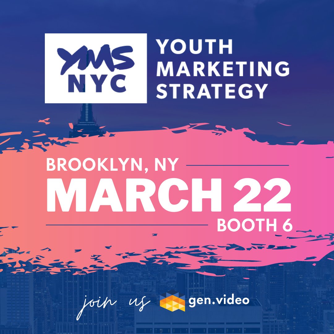gen_video's tweet image. 🗽 Are You Going To YMS NYC? 🗽

We are! Be sure to swing by Booth 6 to connect and talk all things Influencer Marketing &amp;amp; Social Commerce! If you're interested in connecting beforehand, drop us a comment below and we will reach out and make a plan! #YMSNYC #genvideo