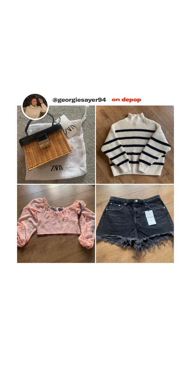 geethangx's tweet photo. Lots still for sale on my Depop page! https://t.co/uTFYUYRs7g #depop #zara #topshop #clothes #girls #sale #bags #shoes #homeware #skincare #makeup https://t.co/M5BqO7TDrr