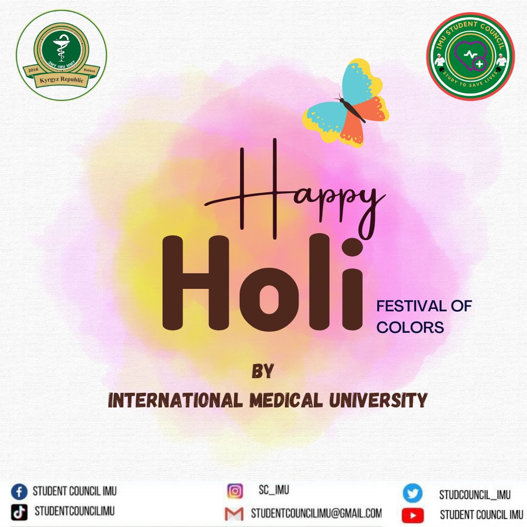 studcouncil_imu's tweet photo. I wish you a blissful Holi and will pray to God to make your life blessed.
May God grant you peace of mind and happiness.Happy Holi!
Holi is a special time to meet those with whom you are not in touch for so long. So rebuild the forgotten bonds and enjoy the festival
#SC_IMU
#IMU https://t.co/vThzHqxWG9