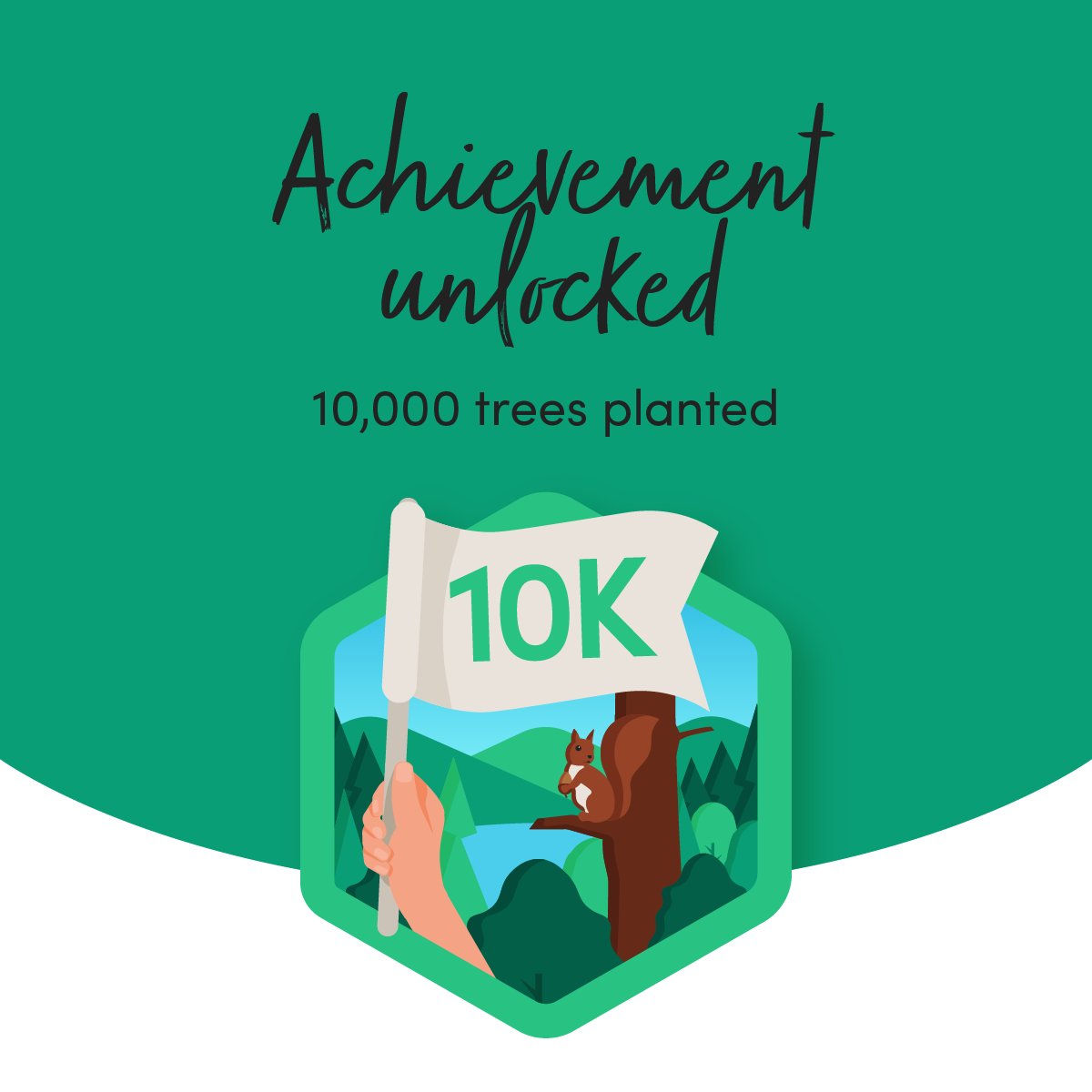 bridewellsec's tweet photo. Have you heard?

We have recently reached a new milestone: 10,000 trees planted!

We plant a minimum of 12 trees per month globally for every member of staff.
 
This is an incredible milestone - our next target is 50,000 trees!

#Ecologi #CarbonNegative #CarbonFootprint https://t.co/WWuH8pDMzJ