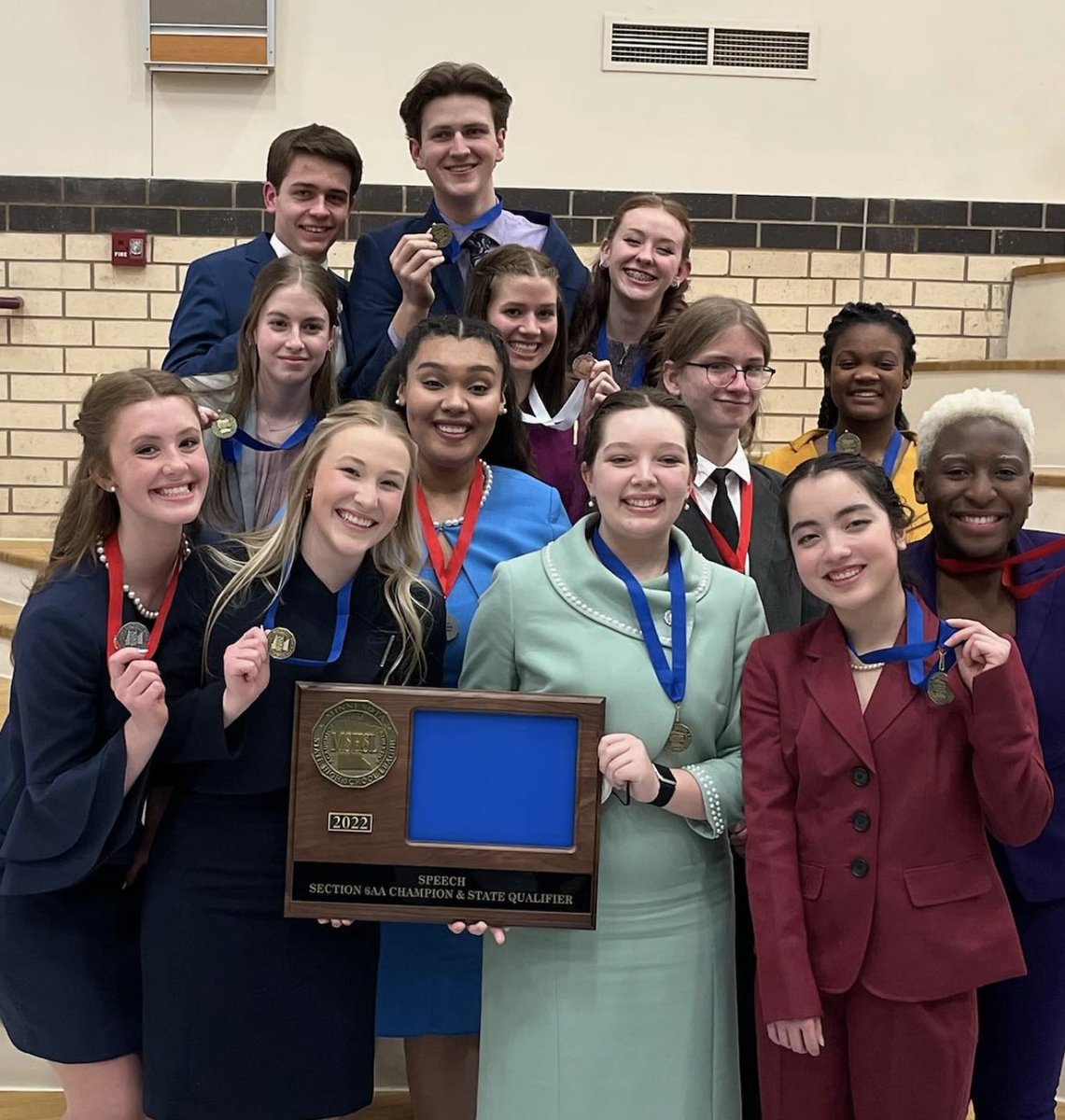 EVHSSpeech's tweet photo. That's not all! Eastview is sending 13 students to the state tournament! https://t.co/VoG7S8hN2V