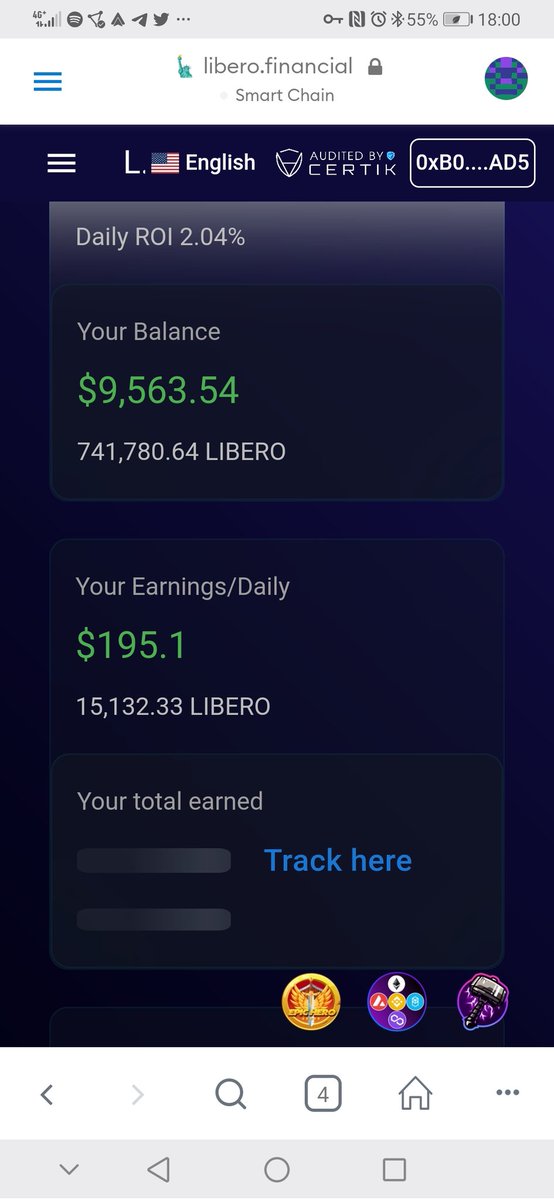 OneDadInCrypto's tweet photo. So I've doubled my money in 6 weeks with $LIBERO according to my @CoinMarketCap portfolio except it's been rebasing so actually I have $9,563 (2% per day) and I've been taking 1% here and there. Crazy.

$FLOKI $SHIB $DOGE $TITANO $MCC #FaaS #Defi3 #bscgems #BSCGem #x1000GEM https://t.co/nacO0ZPpGE