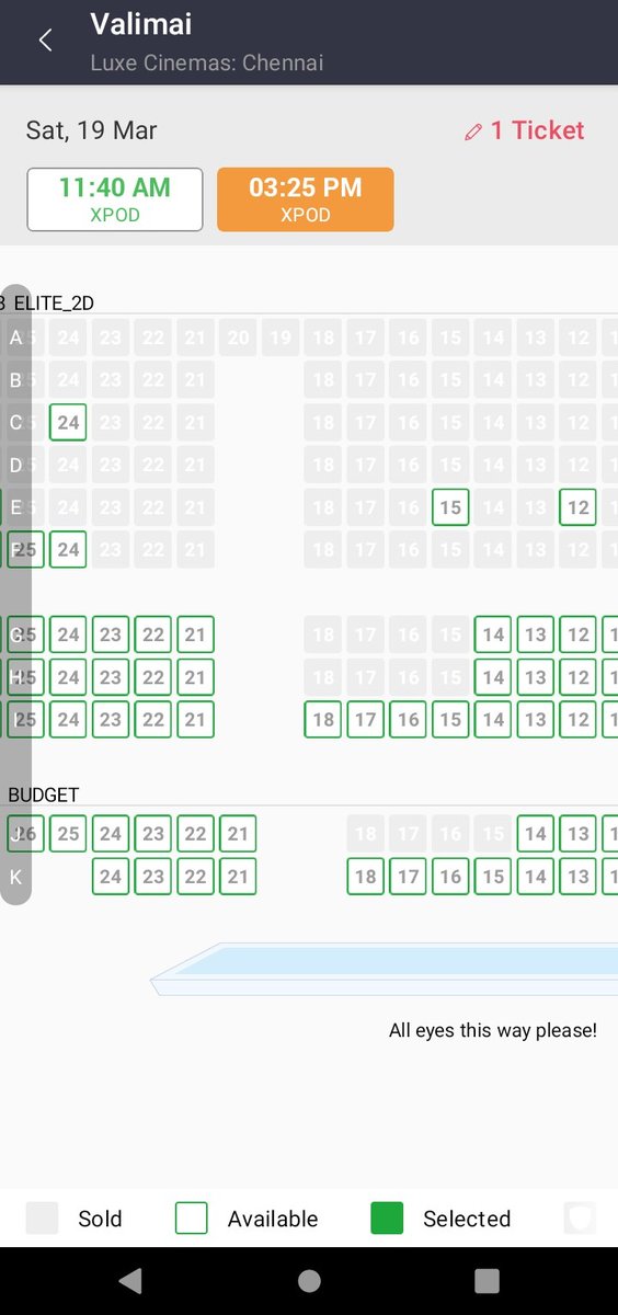 AK_Rishi07's tweet photo. #valimaibookingsupdate #ValimaiBoxoffice
Day 24,25 Booking Status
Thalaaaa ♥️🥵 #AK62 #AK61 https://t.co/xfamfrnYXL