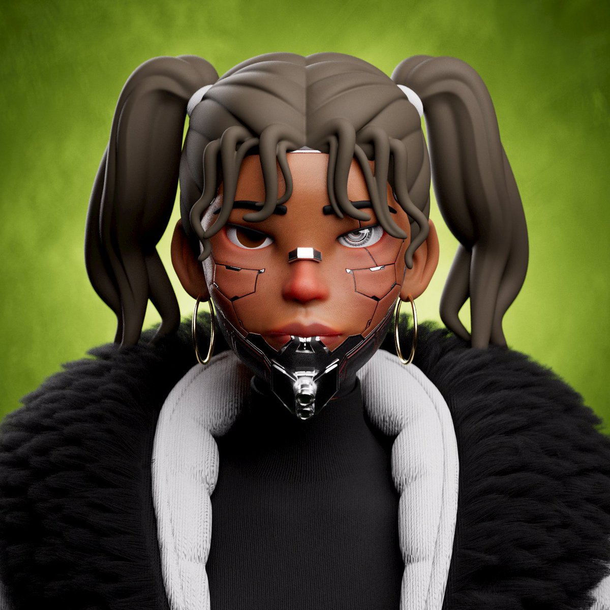 Tag who you think they look like... <a href="/KingJames/">LeBron James</a> &amp; <a href="/emrata/">Emily Ratajkowski</a> as #blonde and #brunette #NFT #crypto #ETH @VoyagersUnknown