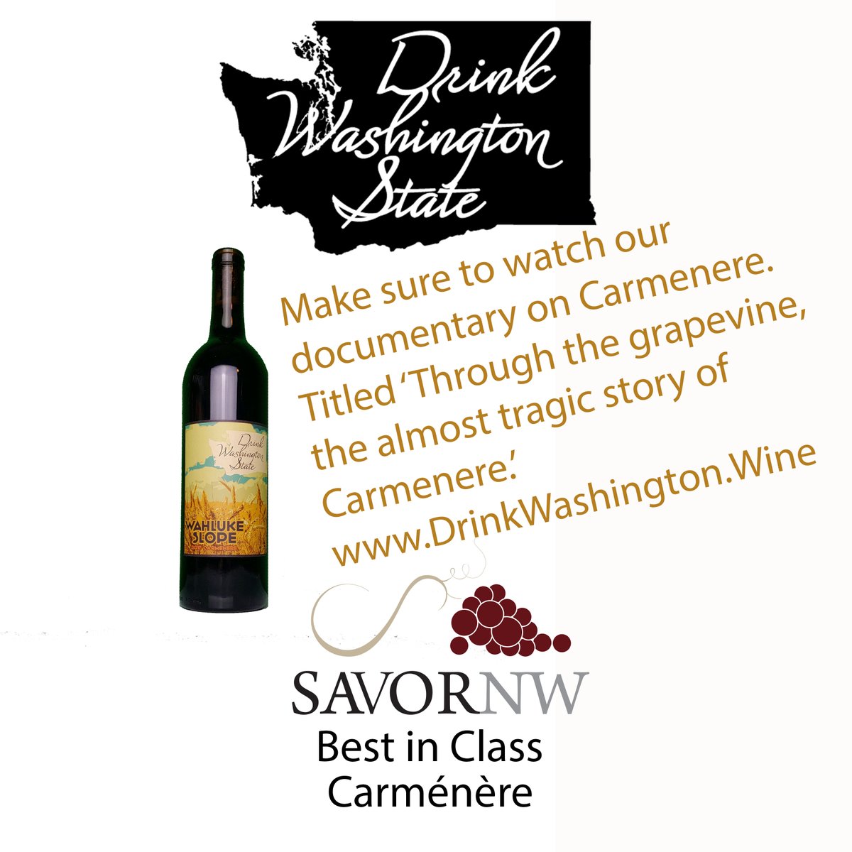 For the 2nd time in 3 years our <a href="/DrinkWa_State/">Drink Washington</a> Carmenere won best Carmenere in the Pacific North West! SavorNW just released their 2022 wine competition results.