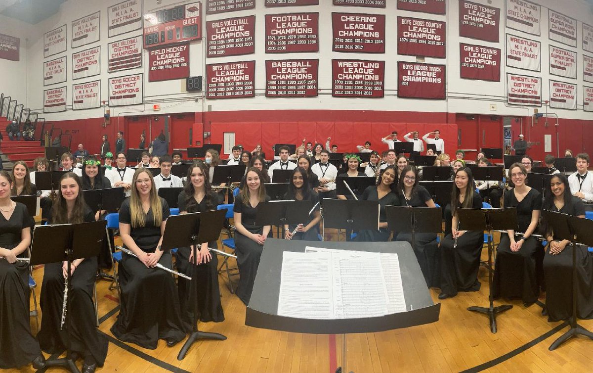 Congratulations on a great Band Vertical Concert last night!  Welcome back Milford Music!!@MilfordSchools