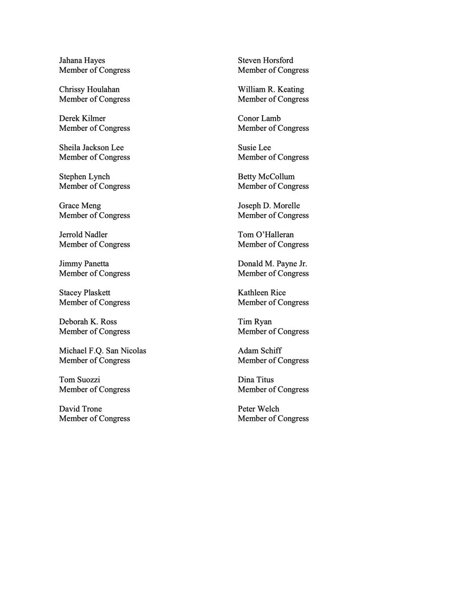 HealthFitAssoc's tweet photo. Thank you @RepDeanPhillips &amp; @RepMikeQuigley for your continued support! We hope seeing this long list of Congress members who signed onto this letter shows @SpeakerPelosi &amp; @rosadelauro that many small businesses are still in dire need of relief! #saveourgyms https://t.co/hhxMssdgdk