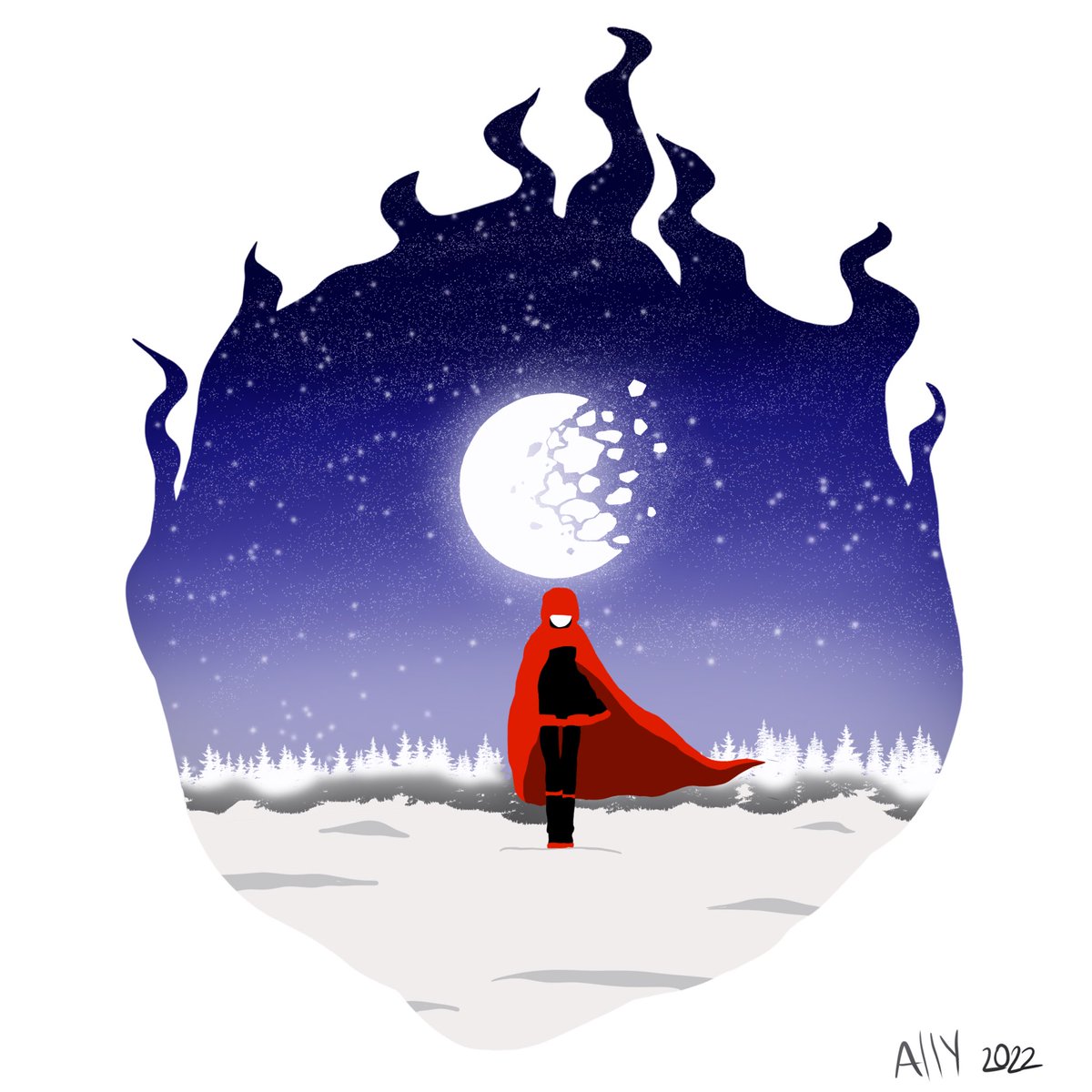 gayofrose's tweet image. ⠀⠀⠀⠀
ᅠ
⠀⠀⠀⠀
ᅠ
finally finished this on my iPad 💀 

i hope you like it @OfficialRWBY!
#RWBY #RWBYfanart #RubyRose #RubyRosefanart #RedTrailer #landscapedesign #digitalart