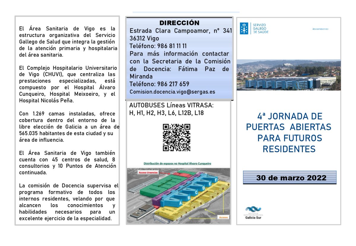 VicentHernande9's tweet photo. ATENCIÓN FUTUROS RESIDENTES🚨🚨

El próximo miércoles 30 de marzo os esperamos en nuestra jornada de puertas abiertas! Estamos deseando recibiros y enseñaros nuestro hospital!

Te apetece hacer Digestivo en Vigo??? https://t.co/WsmrcGuki7