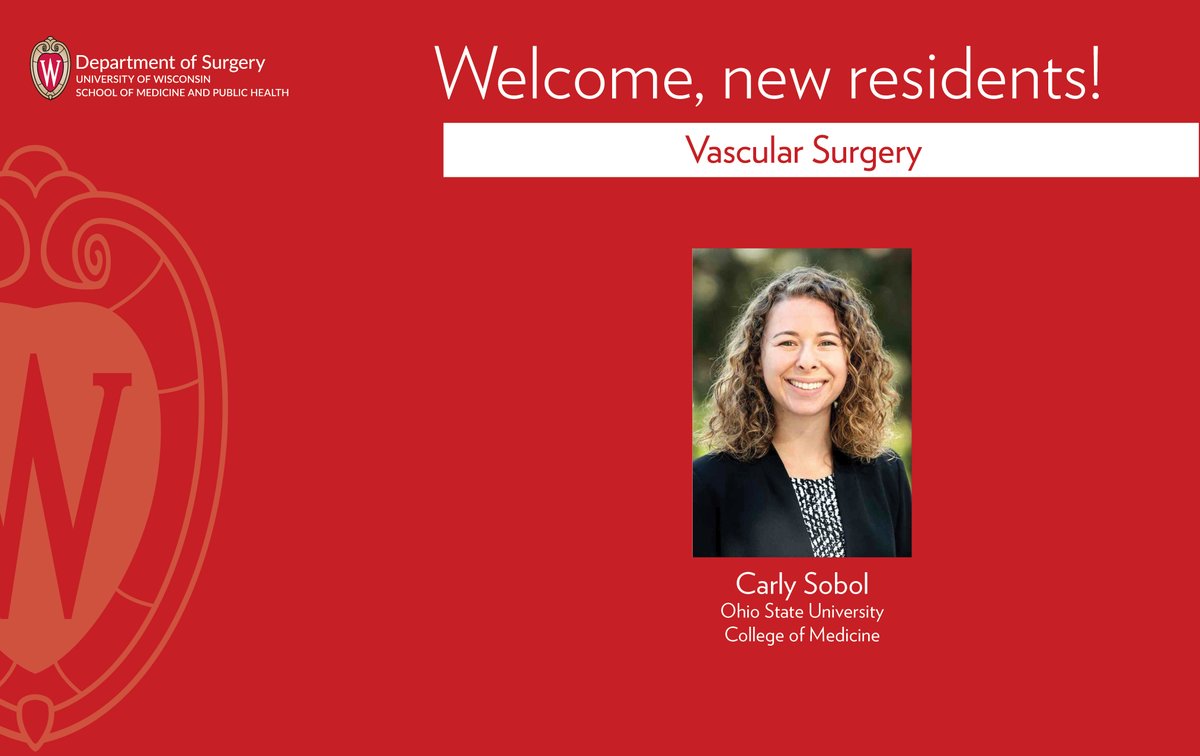 Congratulations to Dr. Carly Sobol on matching with our Division of Vascular Surgery! #MatchDay