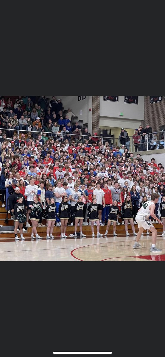 WHSRocksBball's tweet photo. Want to thank our student body for showing out during our sectional &amp; regional games.  Several things that make Westfield a great place but one of them is how our students support one another. Our cheer block was talked about across the state.  THANK YOU WHS STUDENTS. https://t.co/RaxgxBltUE